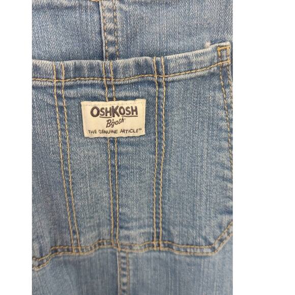 OshKosh Vestbak Girls Overalls Sz 12 12A Denim Jean - Picture 4 of 8
